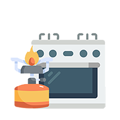 Burners & Stove